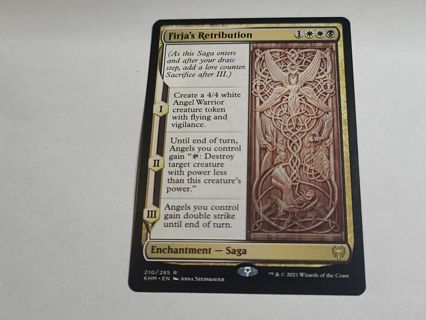 Magic the gathering mtg Firjas Retribution rare card Kaldheim