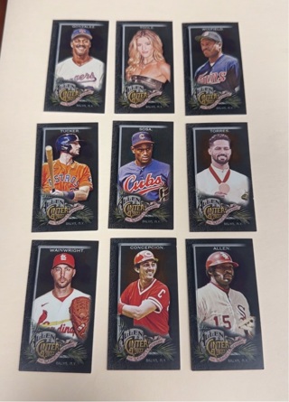 2022 Topps Allen&Ginter mini black border lot