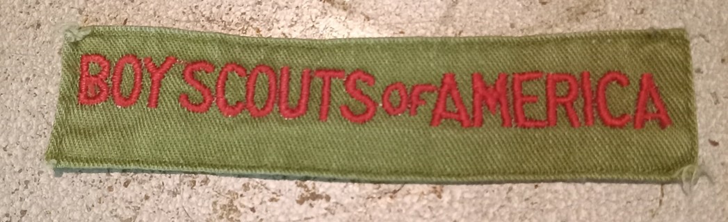 Boy Scouts of America name strip
