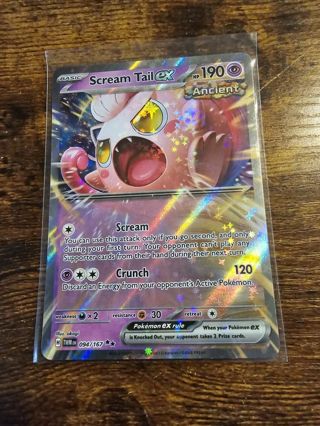 Pokemon Scream Tail EX holo rare card 094/167