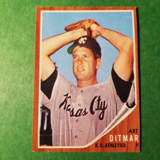 1962 - TOPPS  NRMT+  BASEBALL - CARD NO. 246 - ART DITMAR   - A'S