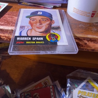 1953 topps archives warren Spahn baseball card 