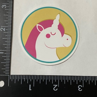 Unicorn horse large sticker decal new 