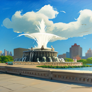 Listia Digital Collectible: Buckingham Fountain Chicago IL