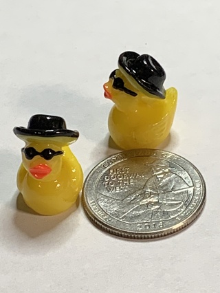 DUCKS~#7~HATS~SET OF 2 DUCKS~FREE SHIPPING!