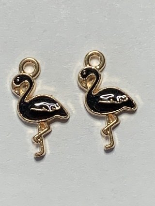 ♥BLACK ENAMEL CHARMS~SET #27~PLEASE READ DESCRIPTION~FREE SHIPPING♥