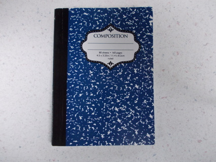 Small BLUE Composition Book