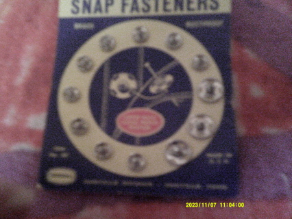 old but new snap fasteners