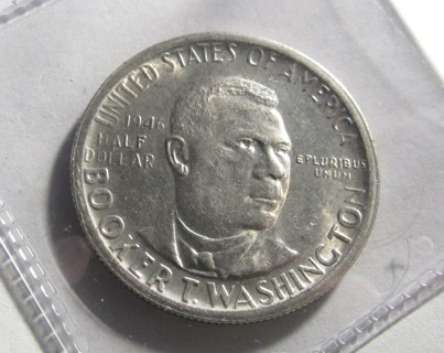 ★★1946-S BOOKER T WASHINGTON HALF DOLLAR★★ ** BU - COMMEMORATIVE** "90% SILVER"