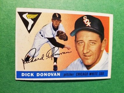 1955 TOPPS BASEBALL CARD NO.146 - DICK DONOVAN - WHITE SOX