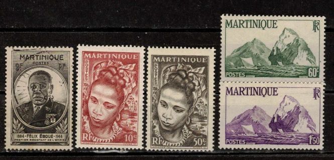 Martinique Stamps 1945-1947