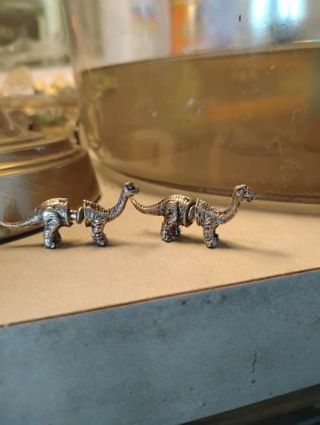 Dinosaur earrings