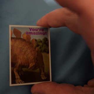Dinosaur sticker 