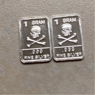 2 gram silver