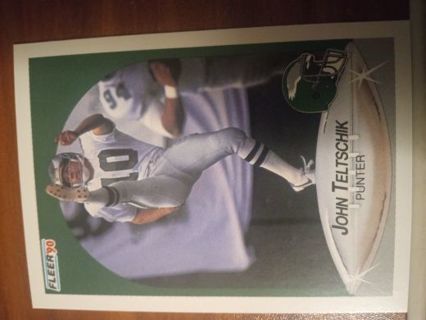 John Teltchik 1990 Fleer Philadelphia Eagles