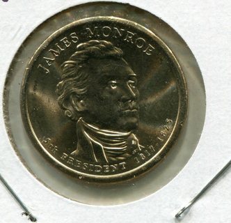 2008 D James Monroe Dollar-B.U.