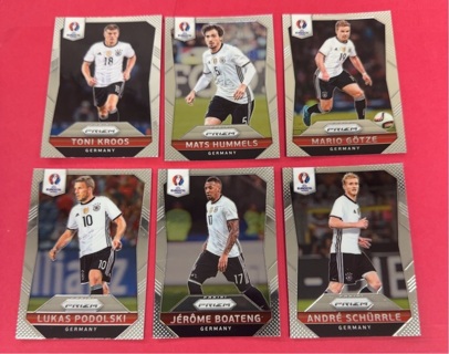 2016 Panini Prizm euro soccer lot