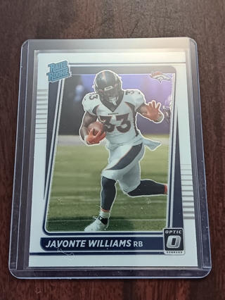 Javonte Williams *Rookie 2021 Donruss Optic #215