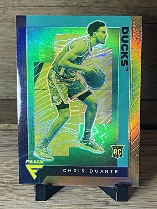 2021 Chronicles Flux Draft Picks Rookie RC CHRIS DUARTE * Green Prizm card #243 Basketball Card