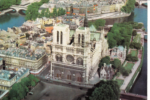 Vintage Postcard Notre-Dame, Paris, France