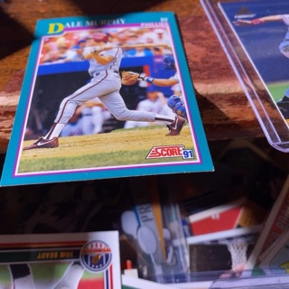 1991 score Dale Murphy baseball card 