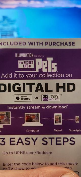 Secret life of pets HD code