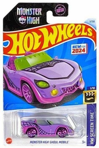 Monster High Ghoul Mobile Hotwheels Car