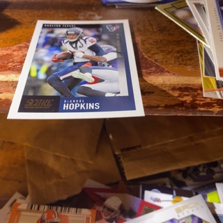 2020 panini score Deandre Hopkins football card 