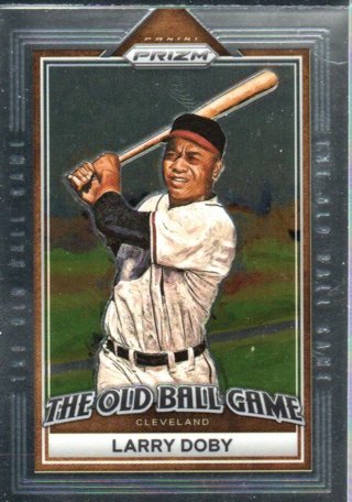 2023 Panini Prizm Larry Doby Old Ball Game Insert