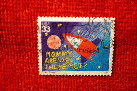 Scotts #3416 2000 33c " Rocket" U.S. Postage Stamp. 