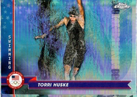 2024 Topps Chrome Olympics Torri Huske Refractor #170