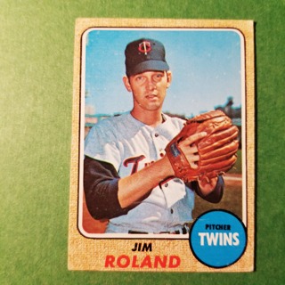 1968 - TOPPS BASEBALL CARD NO. 276 - JIM ROLAND - TWINS