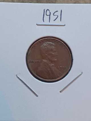 1951 Lincoln Wheat Penny! 36