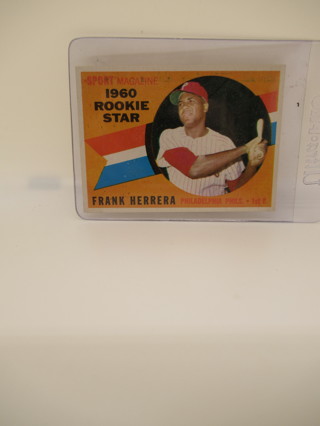 1960 PHILLIES ROOKIE STAR CARD