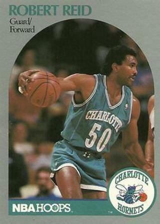 Tradingcard - 1990-91 Hoops #58 - Robert Reid SP - Charlotte Hornets