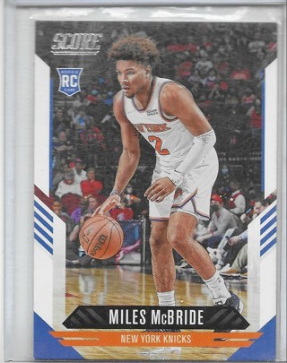 Miles McBride 2021-22 Chronicles Score #134 Rookie Card