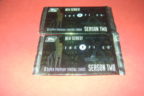 X Files Sealed Trading cards 2 packs