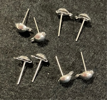 4 Pairs of Earring Findings