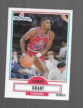 1990 FLEER HARVEY GRANT  *#192