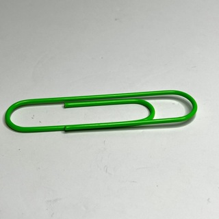 Giant Green Paperclip Bookmark 
