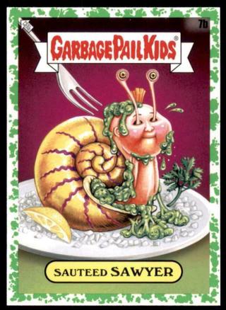 2020 Garbage Pail Kids Series 2 Booger Green #7b SAUTEED SAWYER