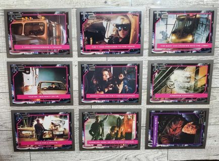 9 Terminator 2 Cards! 1991!