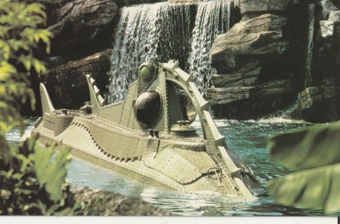 Vintage Unused Postcard: GIN: Disney World, 20,000 Leagues Under the Sea