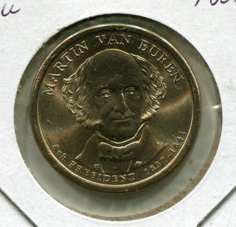 2008 D Martin Van Buren Dollar-B.U.