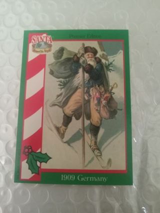 Santa Around The World Card