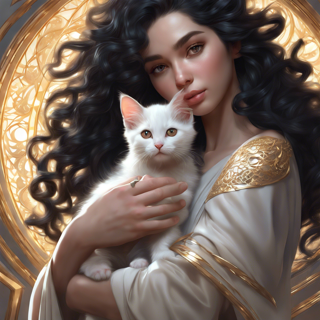 Listia Digital Collectible: Breathtaking Angel & Kitty