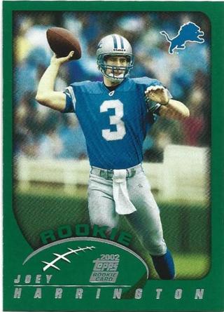 2002 TOPPS JOEY HARRINGTON ROOKIE CARD