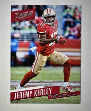 2017 Panini Prestige 6 Jeremy Kerley San Francisco 49ers Football Card