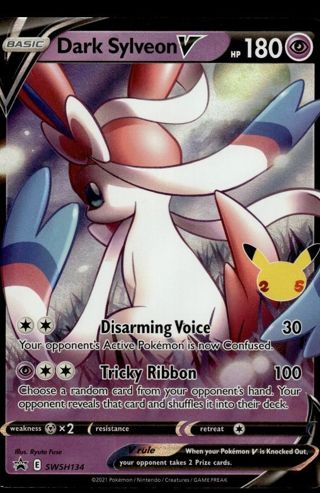 NM Ultra Rare Dark Sylvan V Pokemon card TCG