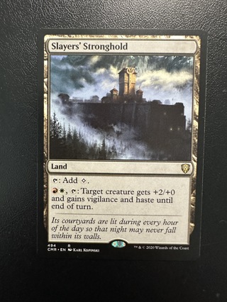 Slayers' Stronghold MTG Magic the Gathering Commander Legends Card